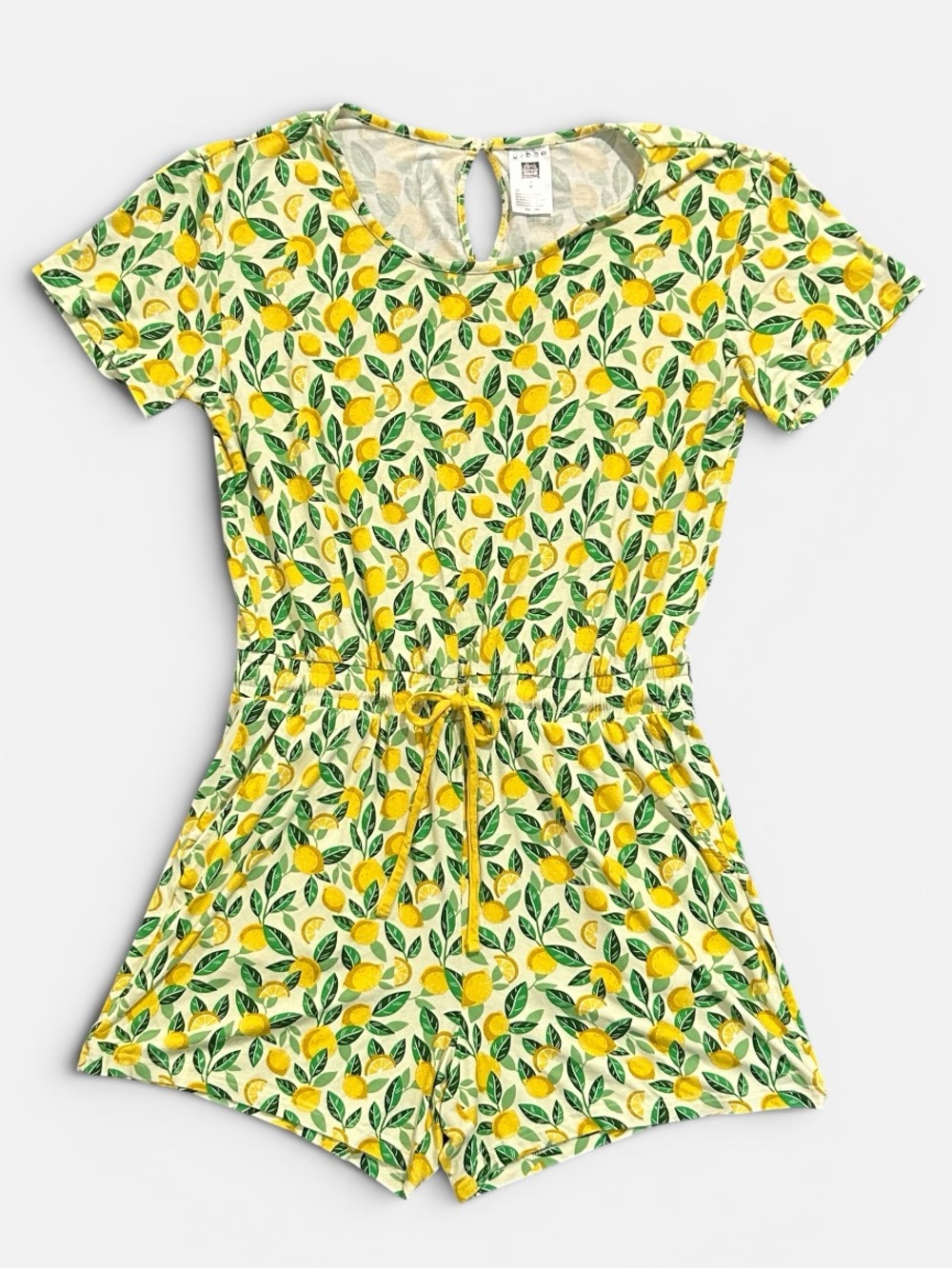 Alex's Lemonade Stand Lemon Print Romper